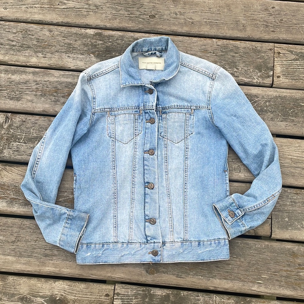 Anthropologie Pilcro and the Letterpress Denim Jean Jacket